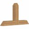 Ekena Millwork Portland Timber Gable Bracket, Western Red Cedar, 48"W x 28"H x 5 1/2"D x 5 1/2"F, 14/12 Pitch GBW048X28X0606POR00SWR - alternate 3